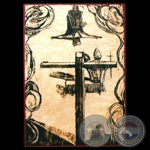 HOMENAJE A S.S. JUAN PABLO II - Obra de CARMEN FUCHS